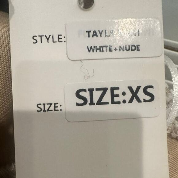 Velvi (More to Come = REVOLVE) - Lace Mini Dress - White - XS - Picture 8 of 8